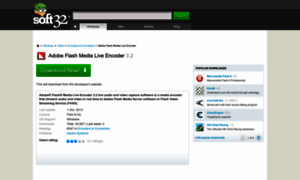 Adobe-flash-media-live-encoder.soft32.com thumbnail