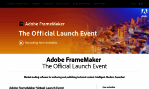 Adobe-framemaker-launch-2020.meetus.adobeevents.com thumbnail