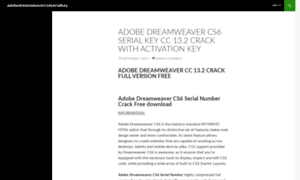 Adobedreamweavercs6serialkey.wordpress.com thumbnail