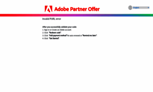 Adobepartneroffer.com thumbnail