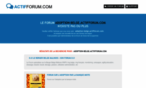 Adoption-belge.actifforum.com thumbnail