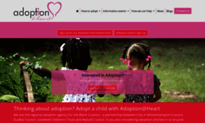 Adoptionatheart.org.uk thumbnail