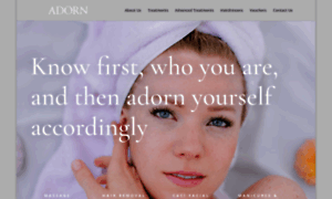 Adornbeautysalon.com thumbnail