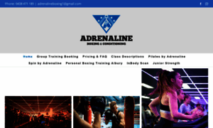 Adrenalineboxing.com.au thumbnail