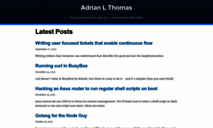 Adrian-thomas.com thumbnail