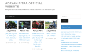 Adryanfitra.com thumbnail