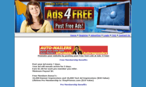 Ads-4-free.com thumbnail