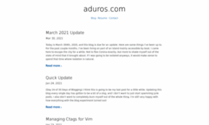 Aduros.com thumbnail