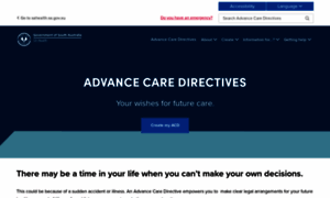 Advancecaredirectives.sa.gov.au thumbnail