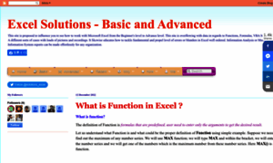 Advanced-excel-solved.blogspot.in thumbnail
