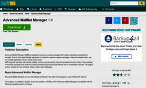 Advanced-maillist-manager.soft112.com thumbnail