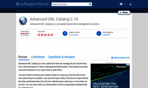 Advanced-url-catalog.software.informer.com thumbnail