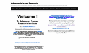 Advancedcancerresearchinstitute.com thumbnail