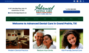 Advanceddentalcaregrandprairie.com thumbnail