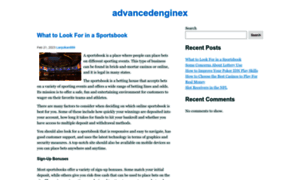Advancedenginex.com thumbnail