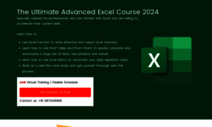 Advancedexcelcourse.com thumbnail