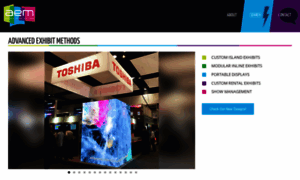 Advancedexhibitmethods.com thumbnail