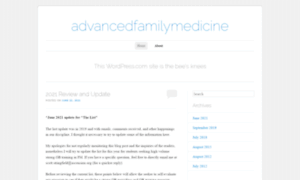 Advancedfamilymedicine.wordpress.com thumbnail