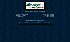 Advancedlock.com thumbnail