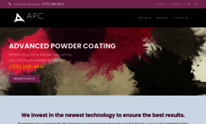 Advancedpowdercoatingnv.com thumbnail