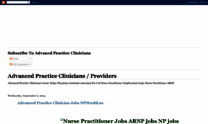 Advancedpracticeclinicians.blogspot.com thumbnail