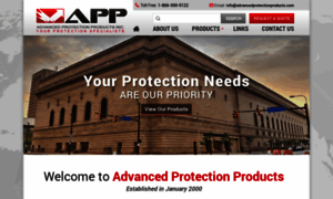 Advancedprotectionproducts.com thumbnail