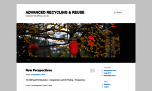 Advancedrecycling.wordpress.com thumbnail