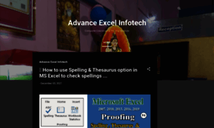 Advanceexcelinfotech.blogspot.com thumbnail