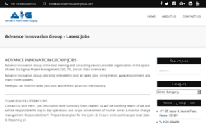 Advanceinnovationgroupjobs.com thumbnail