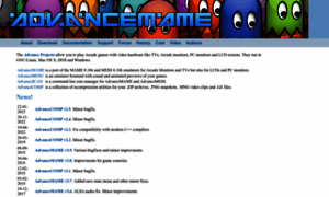 Advancemame.sourceforge.net thumbnail