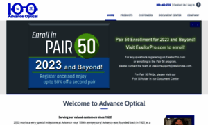 Advanceoptical.com thumbnail