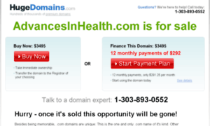 Advancesinhealth.com thumbnail