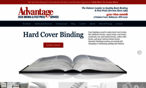 Advantagebookbinding.com thumbnail