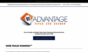 Advantagetitleandescrow.com thumbnail