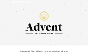 Advent.austinstone.org thumbnail