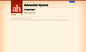 Adventisthymns.com thumbnail