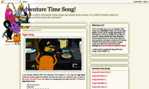 Adventure-time-music.blogspot.com thumbnail