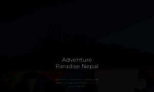 Adventureparadisenepal.com thumbnail