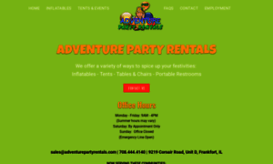 Adventurepartyrentals.com thumbnail