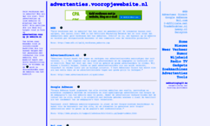 Advertenties.vooropjewebsite.nl thumbnail