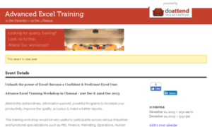 Advexceltraining8.doattend.com thumbnail