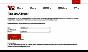 Advicefinder.turn2us.org.uk thumbnail