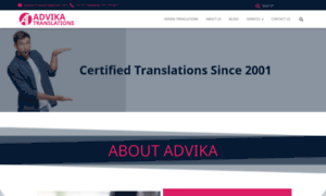 Advikatranslations.com thumbnail