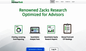 Advisortools.zacks.com thumbnail