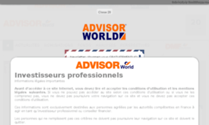 Advisorworld.fr thumbnail