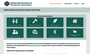 Advocaat-kosten.nl thumbnail