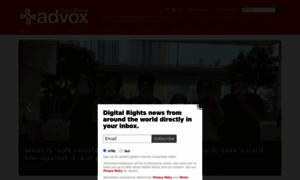 Advox.globalvoices.org thumbnail