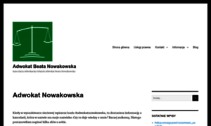 Adwokatnowakowska.pl thumbnail