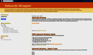 Adwords-wrapper-tool.blogspot.com thumbnail