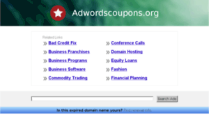 Adwordscoupons.org thumbnail